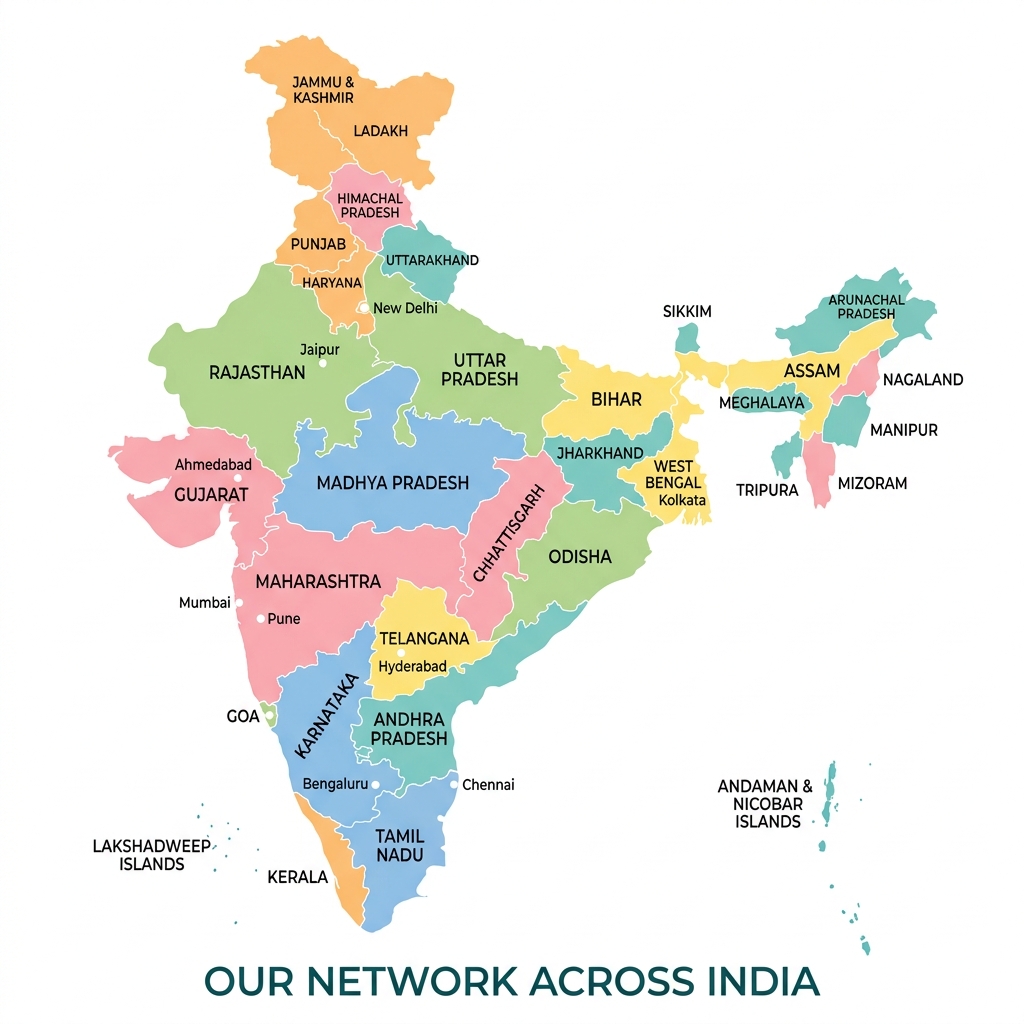 ARL Logistics India Network Map